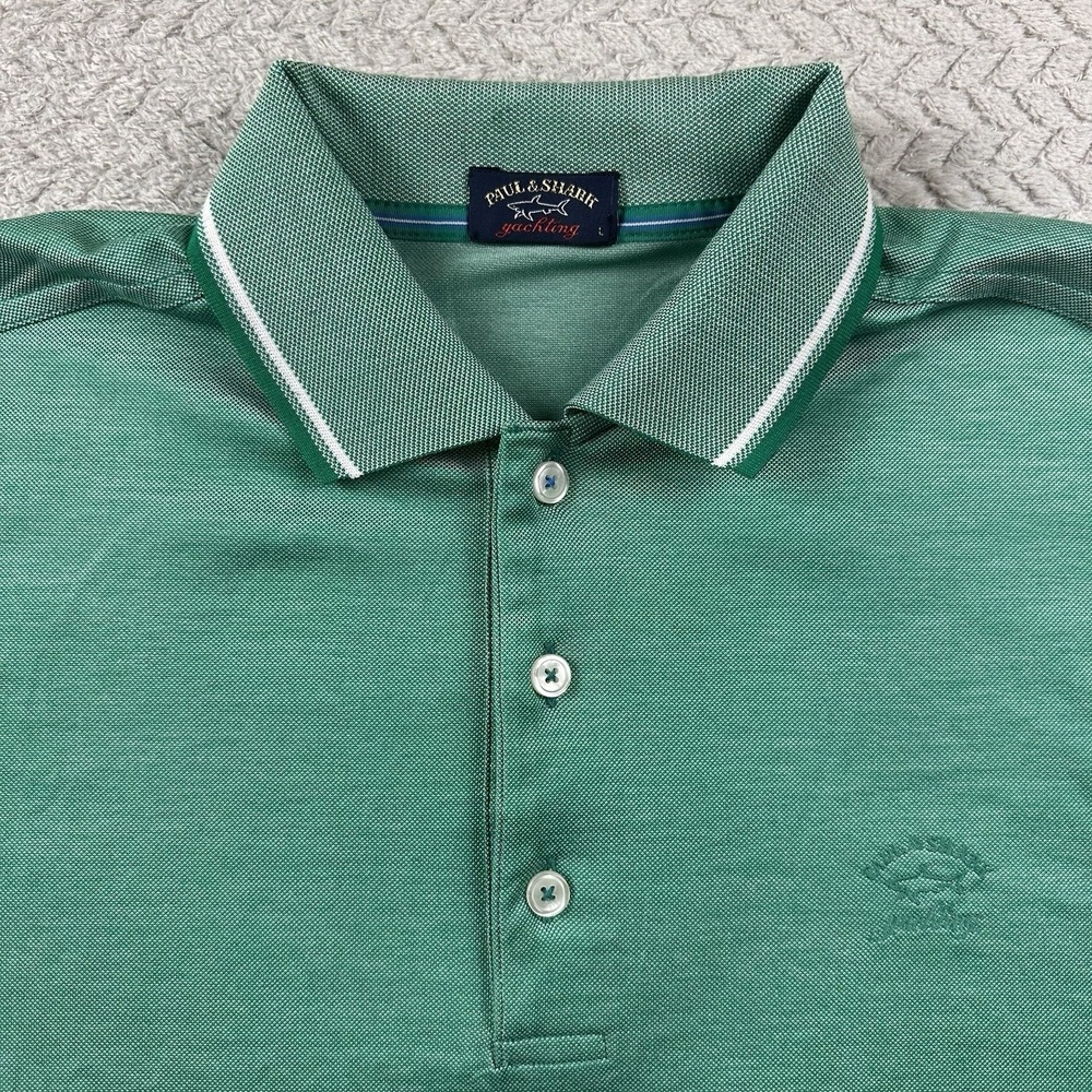 Mens Paul & Shark Italy golf polo shirt Men's Large Sophisticated Luxury Boss - Picture 10 of 16
